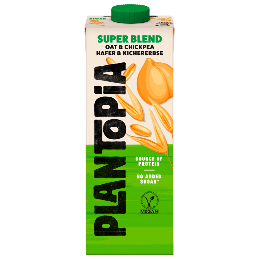 Plantopia Super Blend Vegan Hafer & Kichererbse Drink 1l
